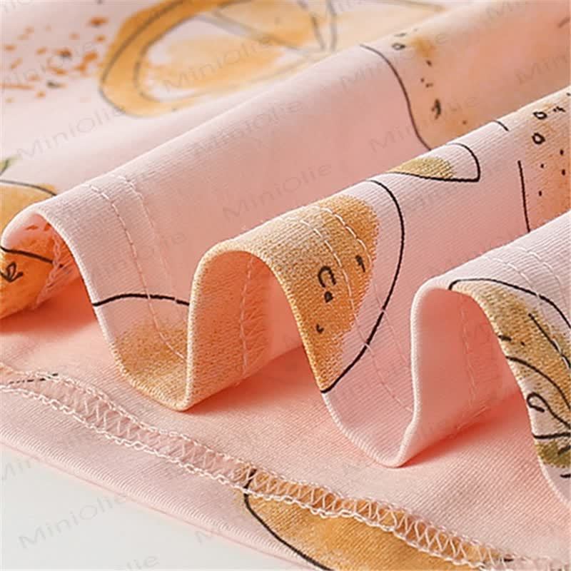 Toddler Kid Pink Orange Ruffled Dress - image 7