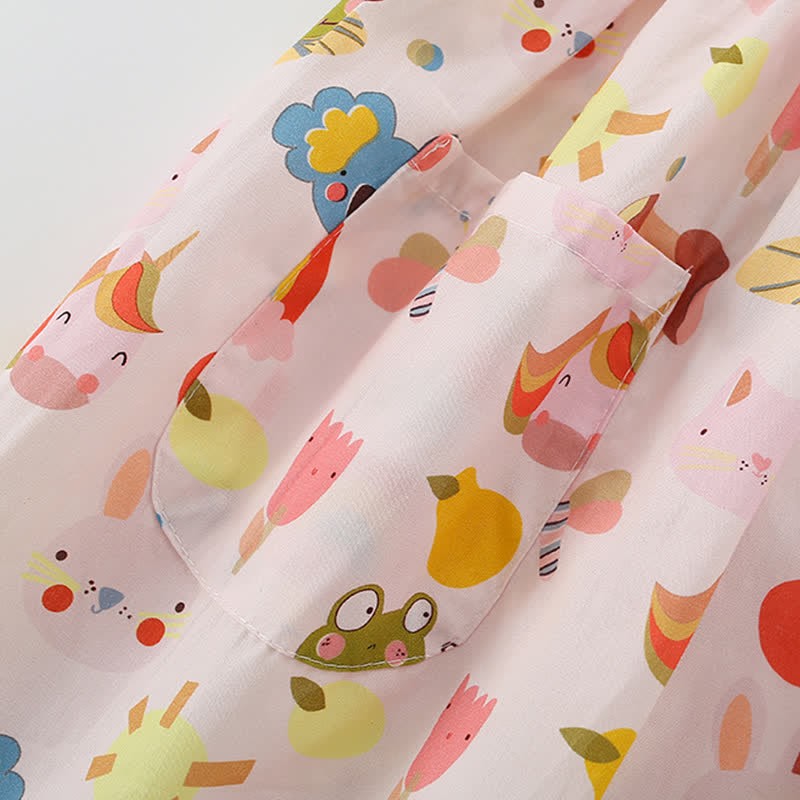 Toddler Kid Fruit Unicorn Animal Dress - image 6