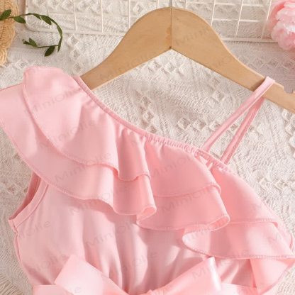 Toddler Flower Bow Tulle Charming Dress - image 7