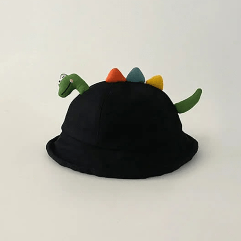 Baby Toddler 3D Dino Bucket Hat - Black - 1-4T - image 12