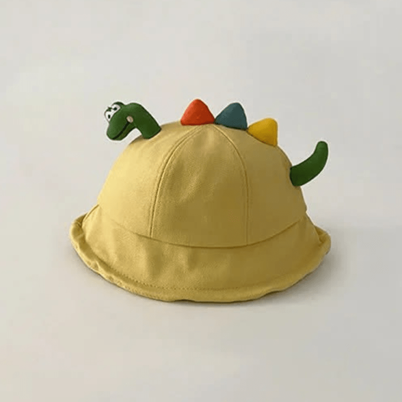 Baby Toddler 3D Dino Bucket Hat - Yellow - 1-4T - image 10