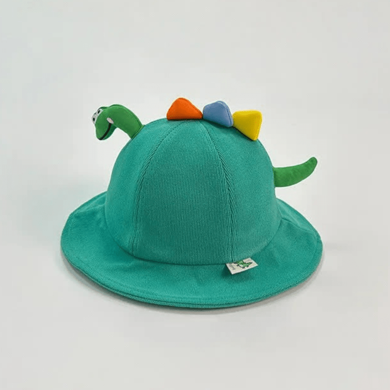Baby Toddler 3D Dino Bucket Hat - Green - 1-4T - image 11