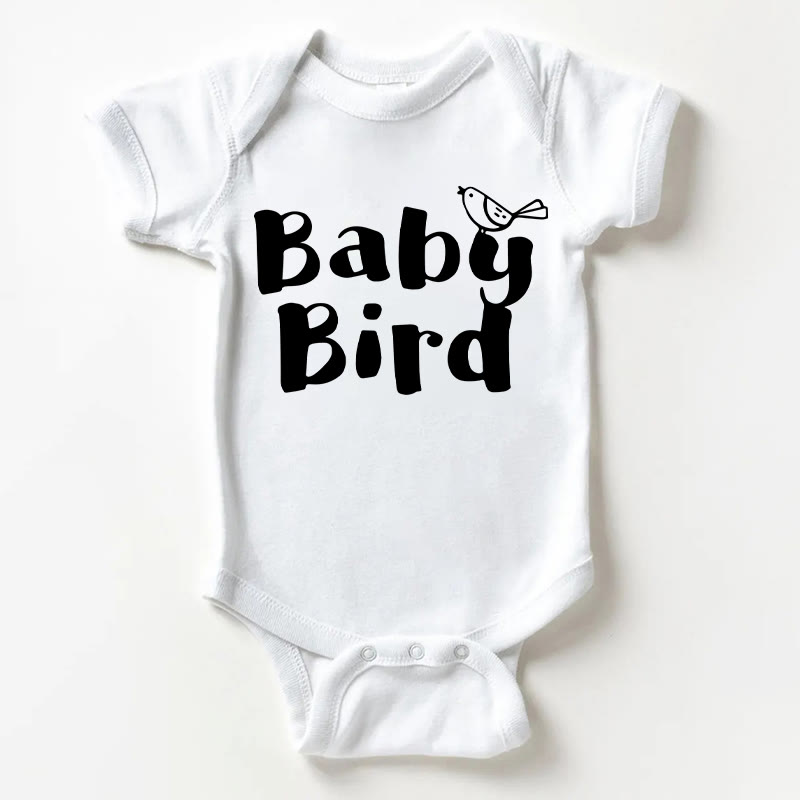 BABY BIRD Baby White Bodysuit - White - 18-24M - image 1