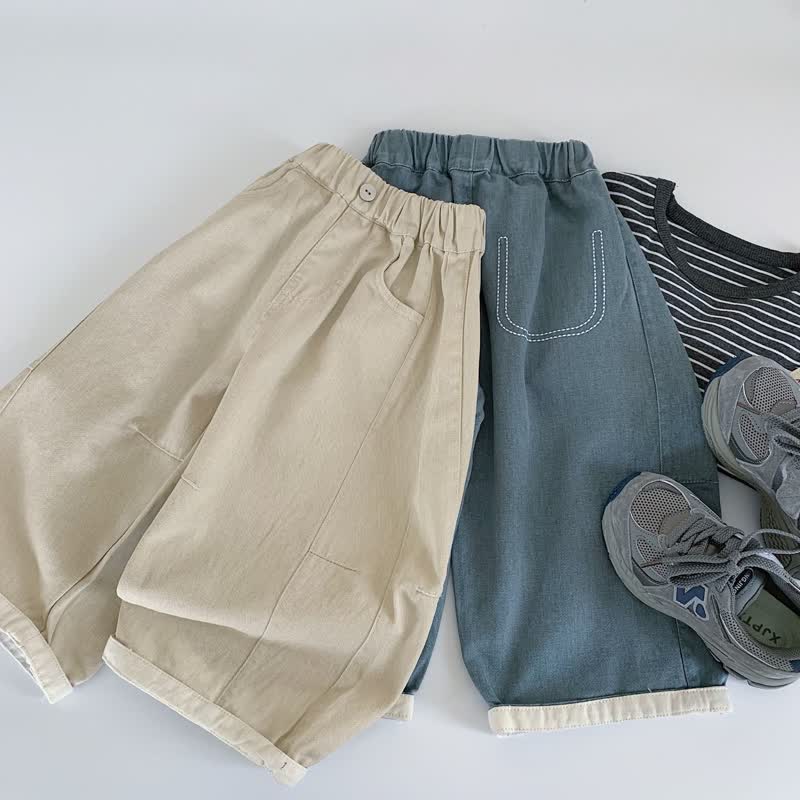 Toddler Minimalist Style Loose Pants - image 1