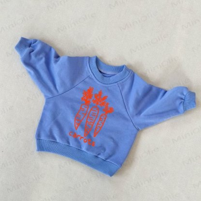 CARROTS Baby Toddler Blue Sweatshirt - Blue - 3-5T - image 1