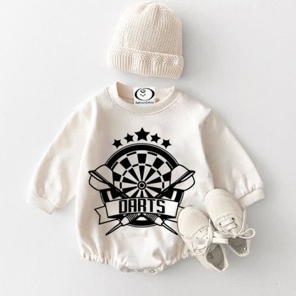 DARTS Baby White Bodysuit - White - 18-24M - image 1