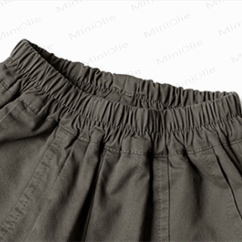 Toddler Boy Plain Grey Loose Pants - image 9