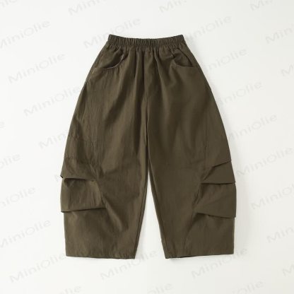 Kid Boy Plain Worker Loose Pants - image 14