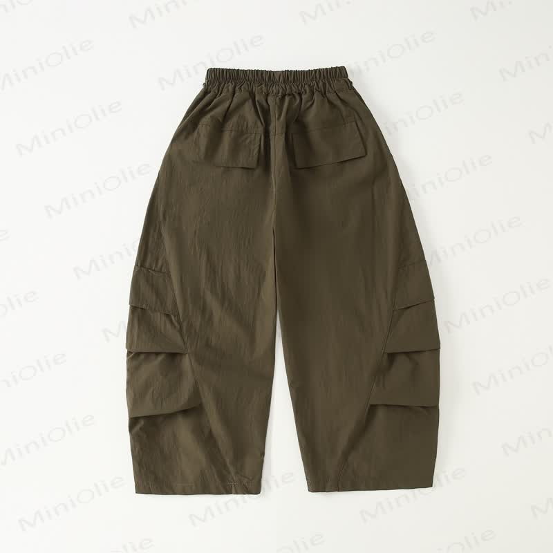 Kid Boy Plain Worker Loose Pants - image 15