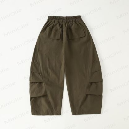 Kid Boy Plain Worker Loose Pants - image 15