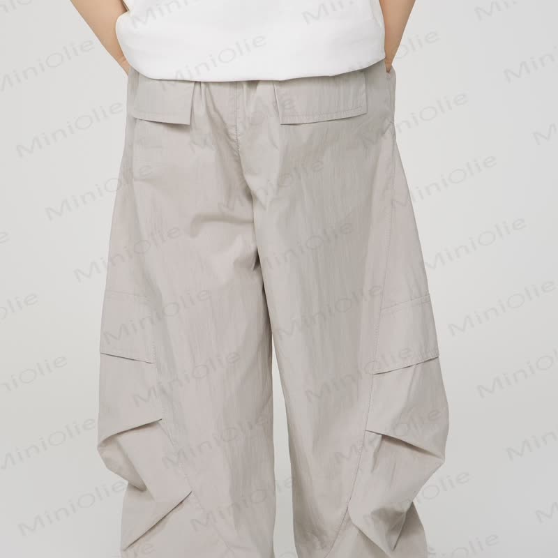 Kid Boy Plain Worker Loose Pants - image 6
