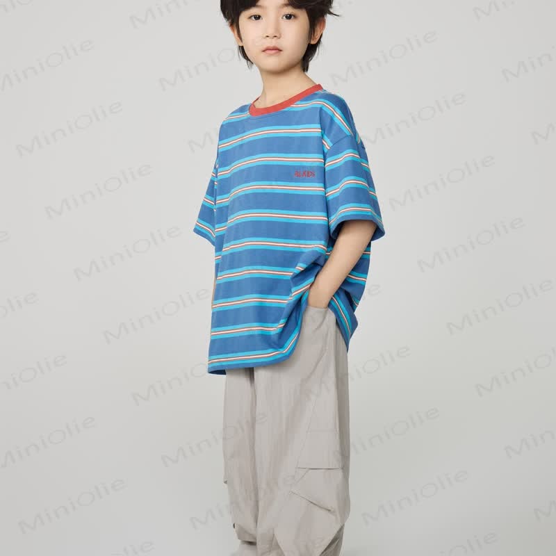 Kid Boy Plain Worker Loose Pants - image 7