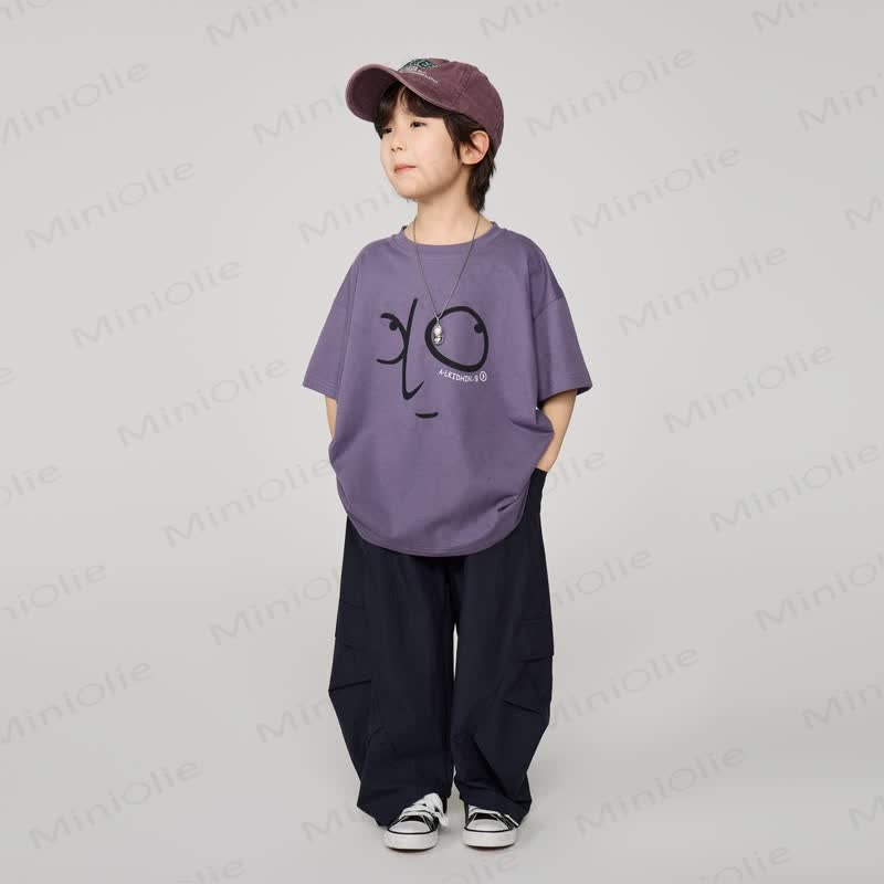 Kid Boy Plain Worker Loose Pants - image 26