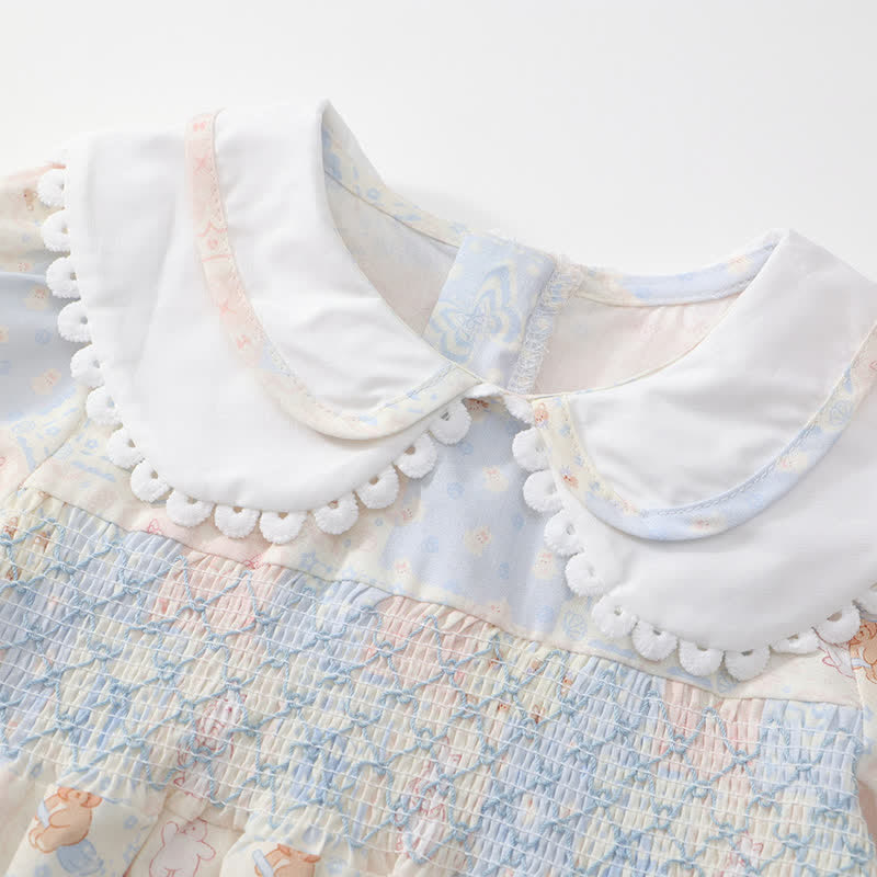 Toddler Lovely Animal Cat Plaid Dress - image 4