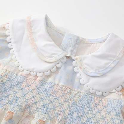 Toddler Lovely Animal Cat Plaid Dress - image 4