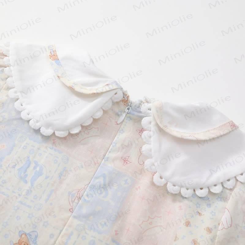 Toddler Lovely Animal Cat Plaid Dress - image 5