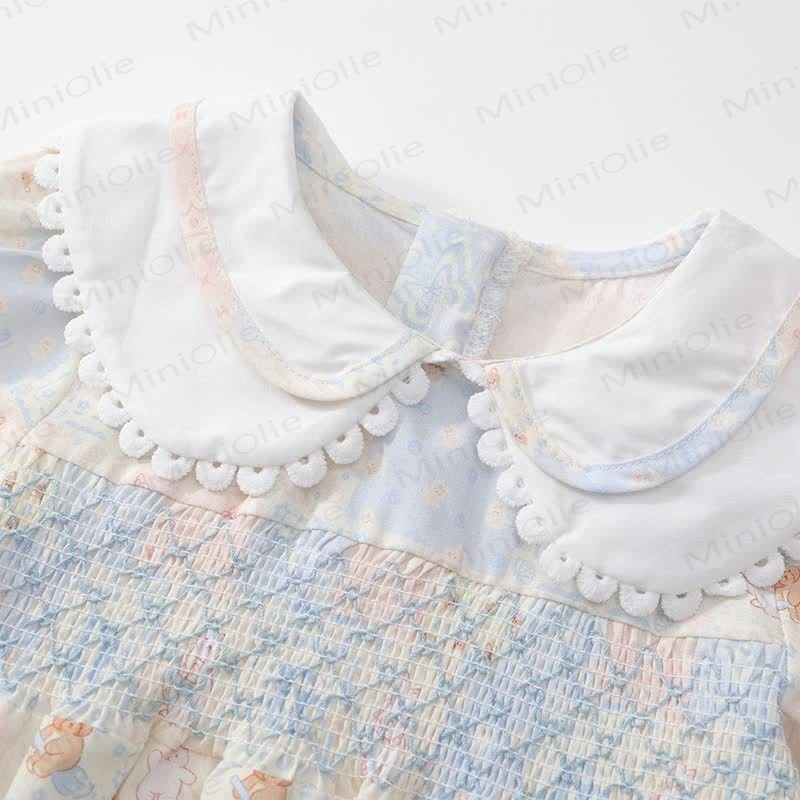 Toddler Lovely Animal Cat Plaid Dress - image 4