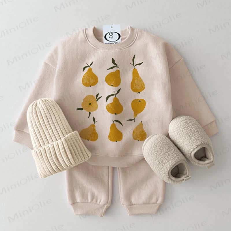 Baby 2-Piece Nine Pears Beige Set - Beige - 2-3T - image 1