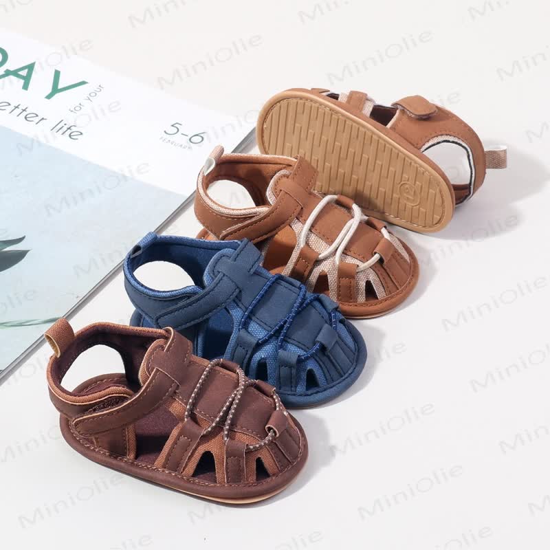 Baby Boy Design Covered-toe Sandals - image 2