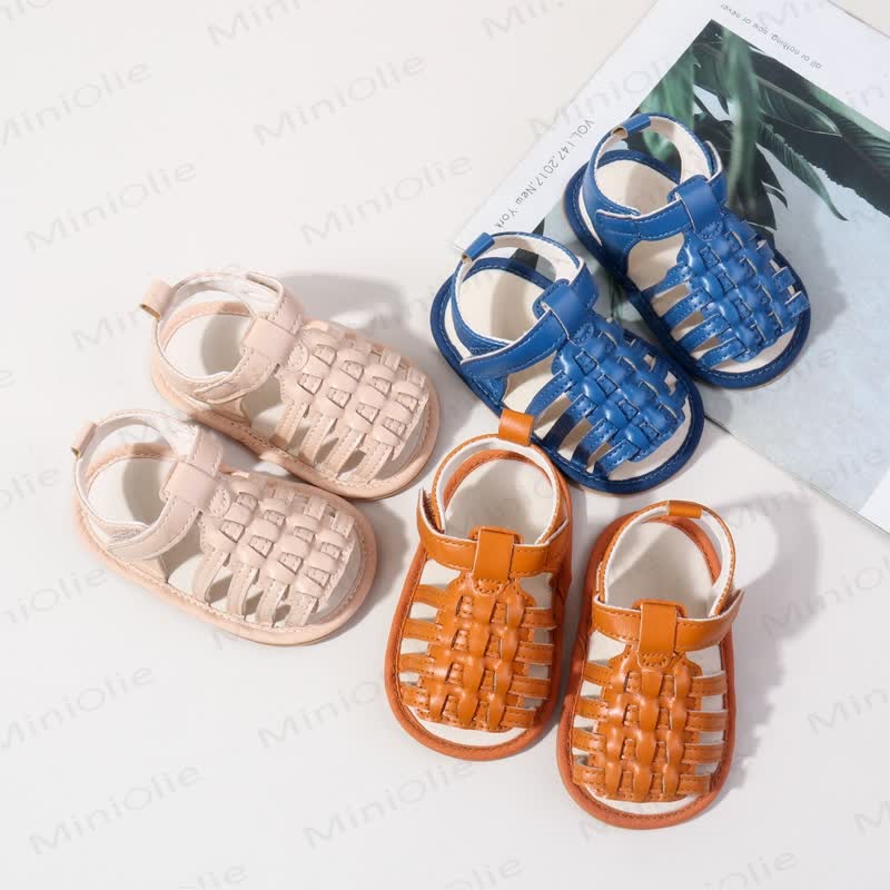 Baby Girl Open-toe Woven Sandals - image 1
