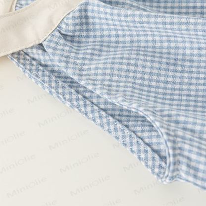 Toddler Blue Plaid Sleeveless Dress - image 6