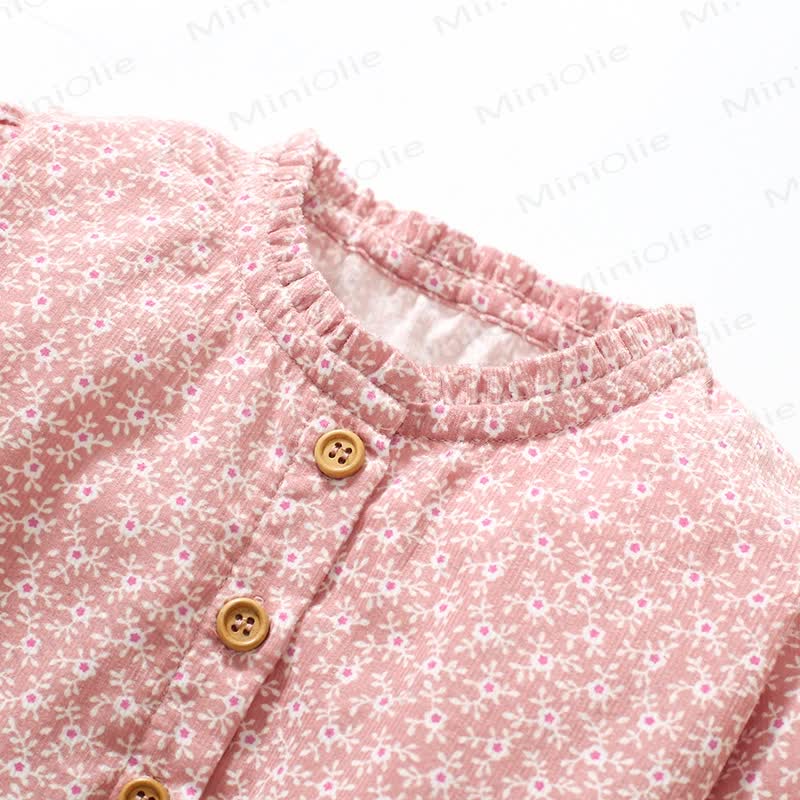 Toddler Vintage-inspired Pink Flower Dress - image 5