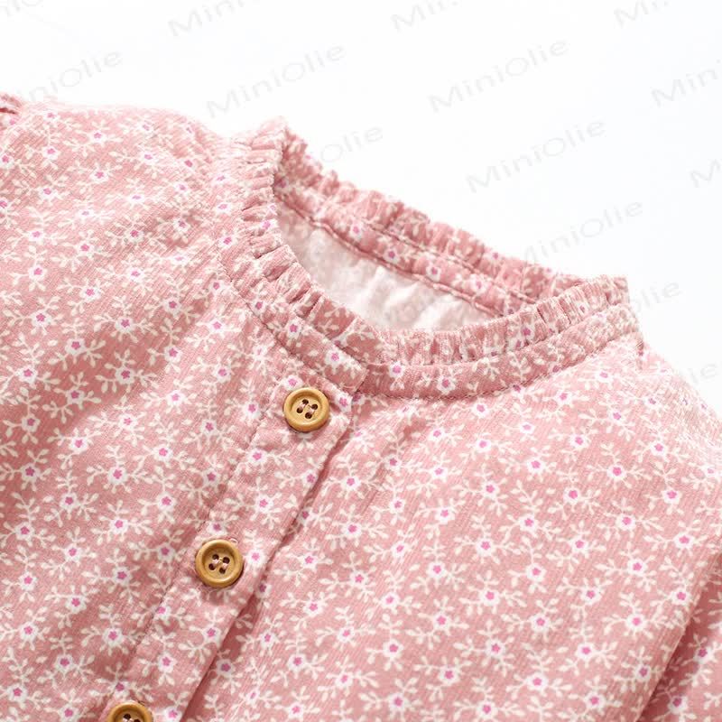 Toddler Vintage-inspired Pink Flower Dress - image 5