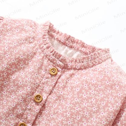 Toddler Vintage-inspired Pink Flower Dress - image 5
