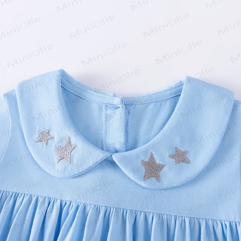 Toddler Blue Star Mouse Polo Dress - image 3