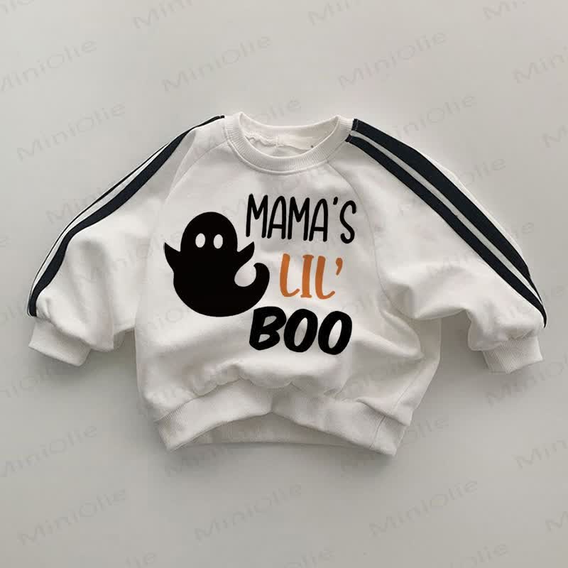 MAMA'S LIL'BOO Baby White Sweatshirt - White - 2-3T - image 1