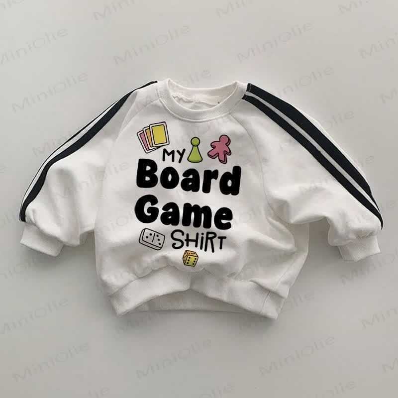MY BOARD GAME SHIRT Baby White Sweatshirt - White - 2-3T - image 1
