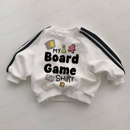 MY BOARD GAME SHIRT Baby White Sweatshirt - White - 2-3T - image 1