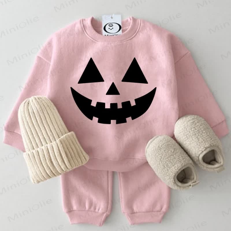 Baby Pumpkin Grimace 2-piece Pink Set - Pink - 2-3T - image 1