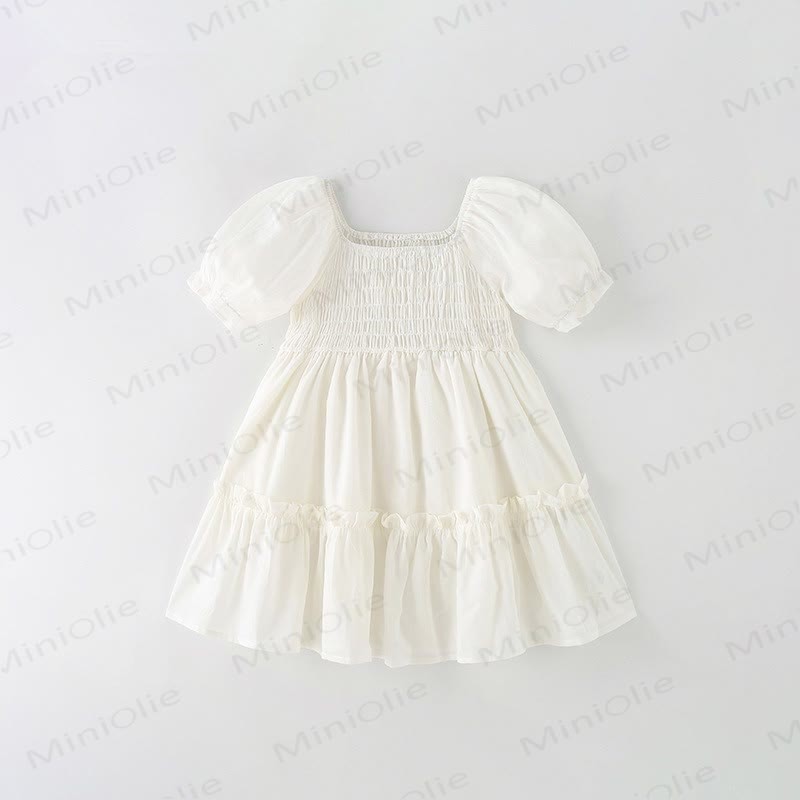 Toddler Solid Color White Princess Dress - White - 12Y - image 1