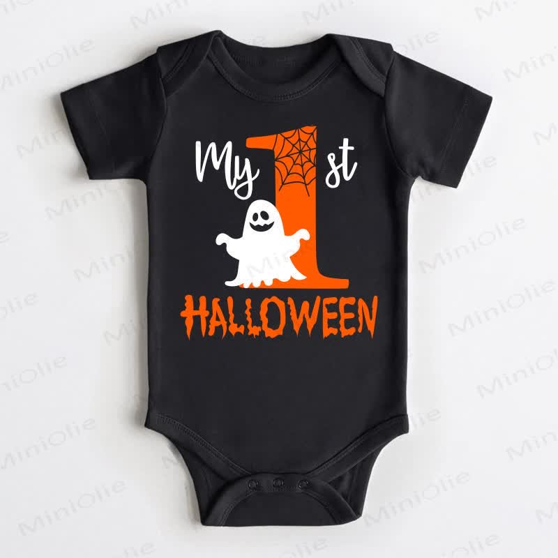 MY 1ST HALLOWEEN Baby Black Bodysuit - Black - 18-24M - image 1