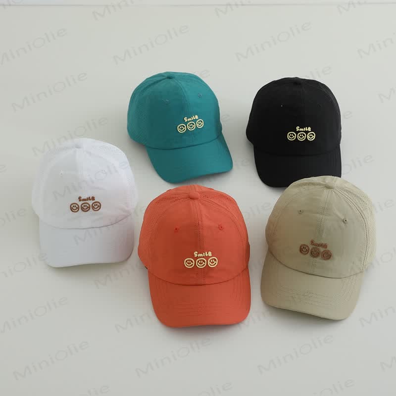 SMILE Toddler Happy Face Peaked Cap - image 2