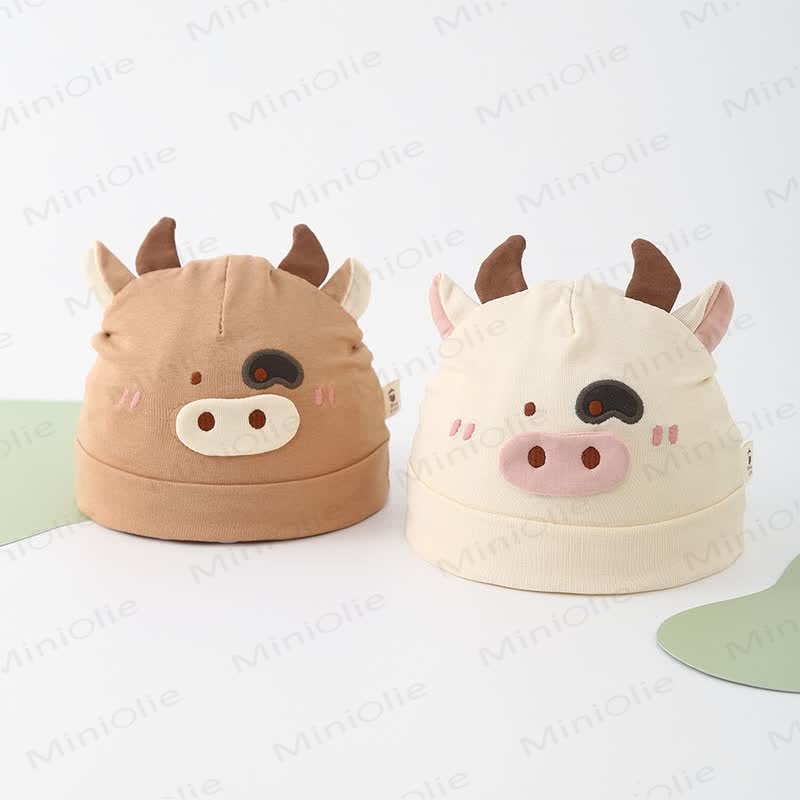 Baby Newborn Lovely Cow Hat - image 2