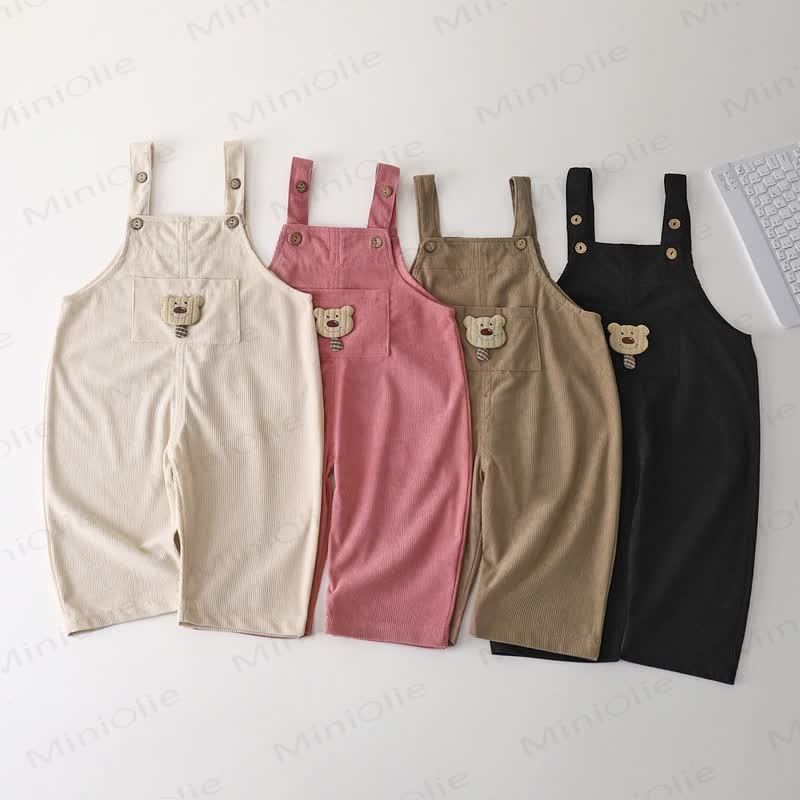 Baby Bear Pocket Corduroy Overalls - image 1