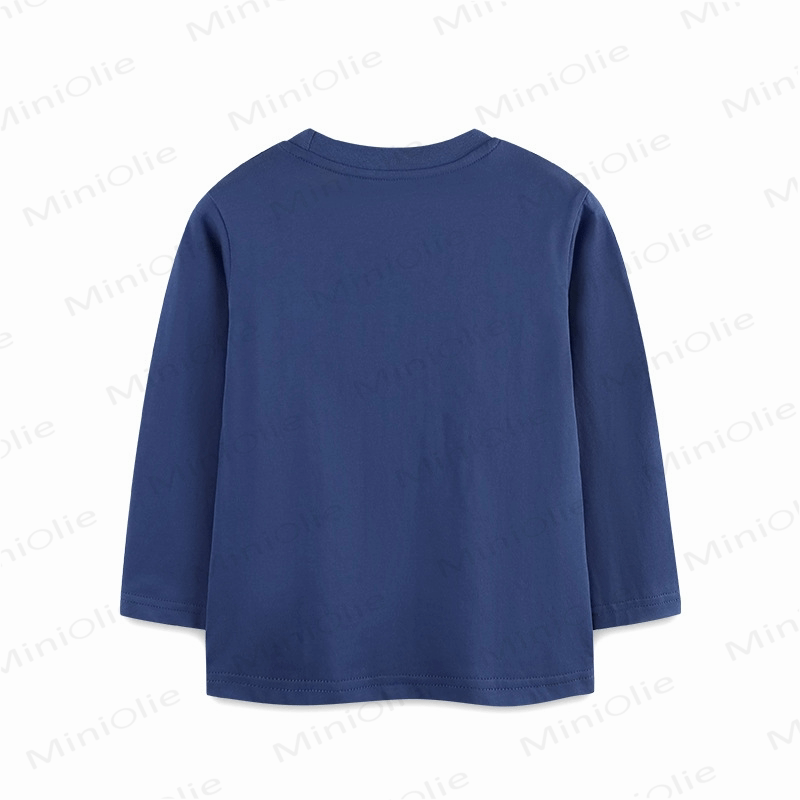 Kid Boy Cartoon Train Blue T-Shirt - image 2
