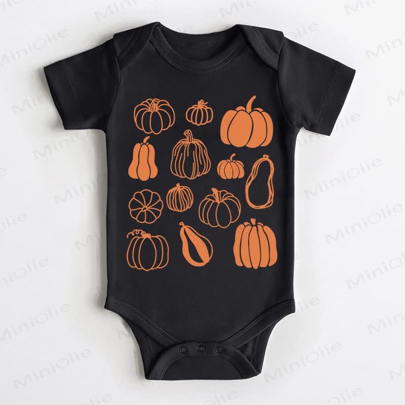 Baby Pumpkin Black Bodysuit - Black - 18-24M - image 1