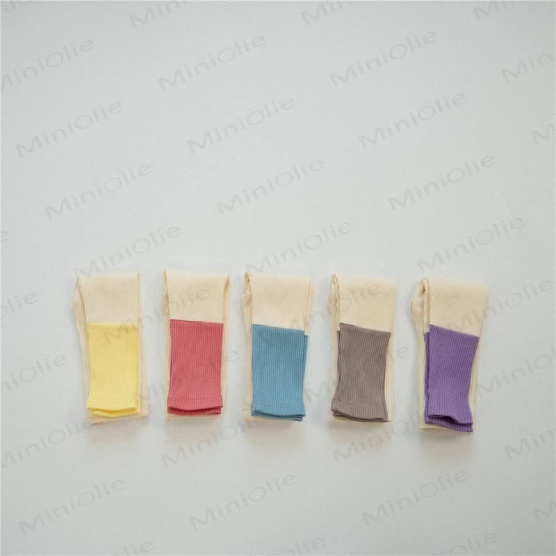 Toddler Color Block Ribbed Leggings - image 1