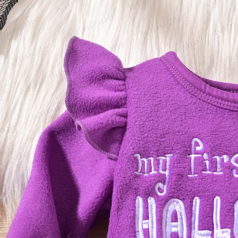 MY FIRST HALLOWEEN Baby Skirt Bodysuit with Headband - image 2
