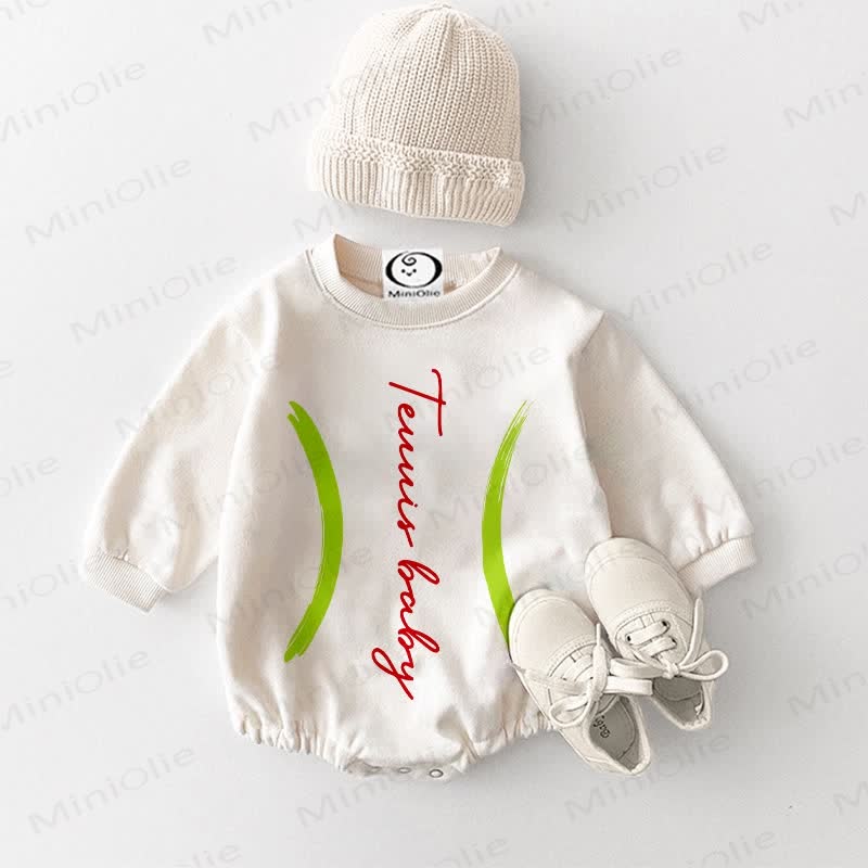TENNIS BABY Baby White Bodysuit - White - 18-24M - image 1