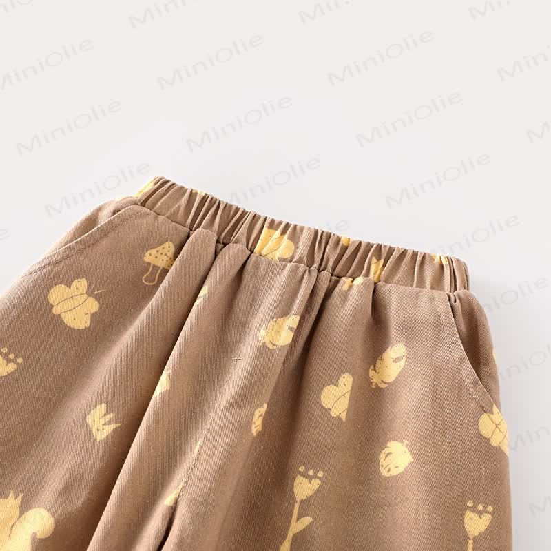 Baby Toddler Squirrel Leaves Pants - image 5