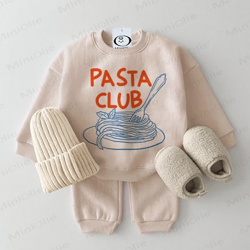 PASTA CLUB Baby 2-piece Beige Set - Beige - 2-3T - image 1