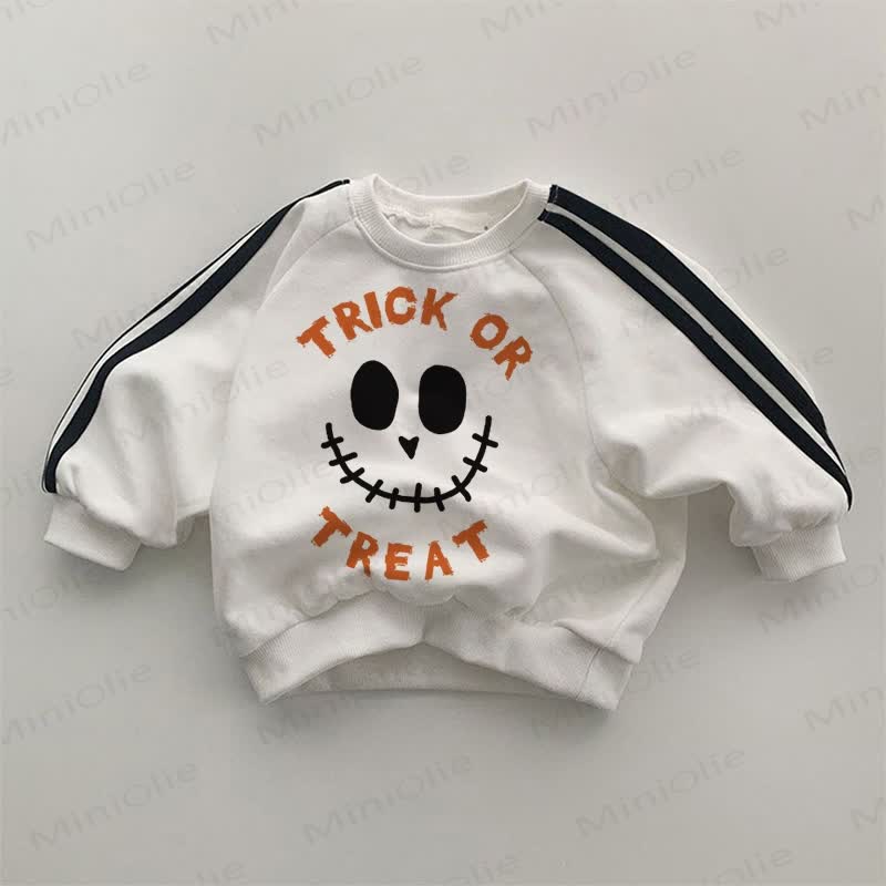 TRICK OR TREAT Baby White Sweatshirt - White - 2-3T - image 1