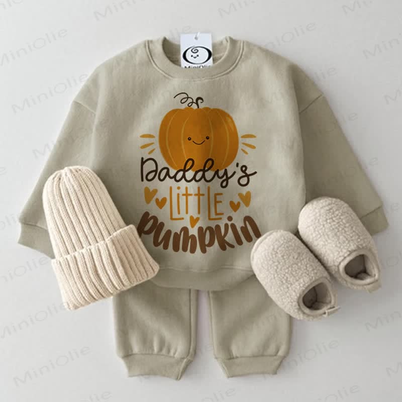 DADDY'S LITTLE PUMPKIN Baby 2-piece Grey Green Set - Grey Green - 2-3T - image 1
