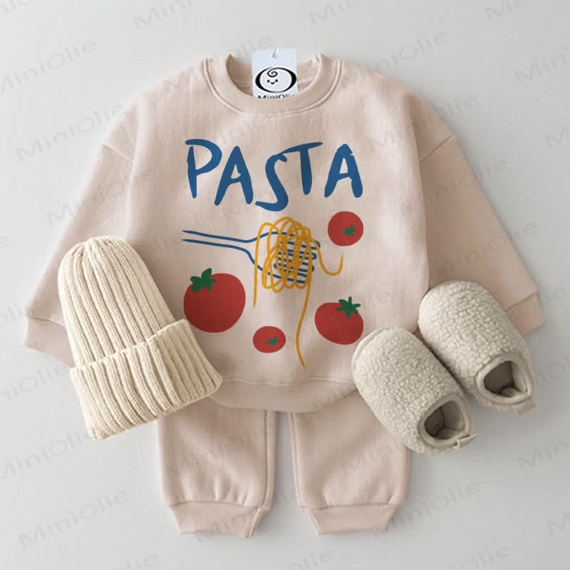 PASTA Baby Tomato 2-piece Beige Set - Beige - 2-3T - image 1
