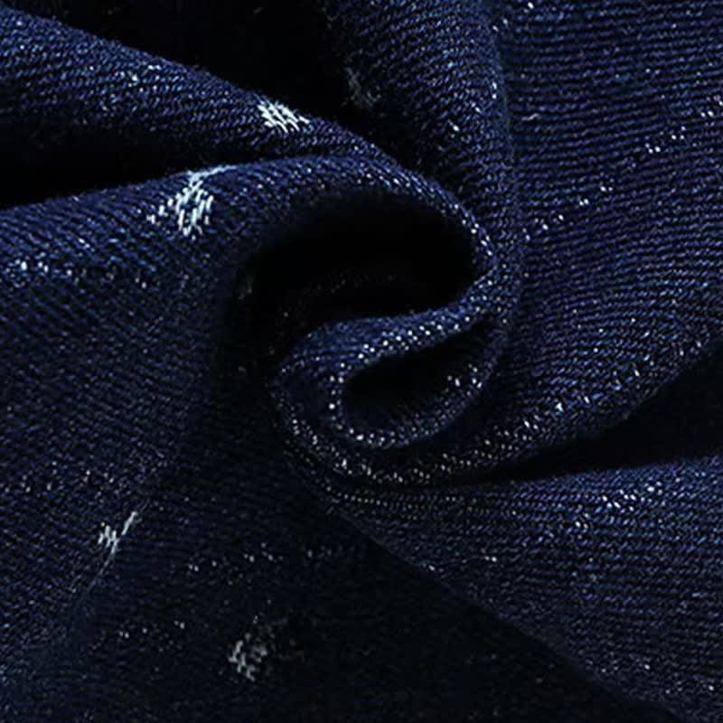 Baby Toddler Girl Bow Lace Printed Denim Pants - image 6