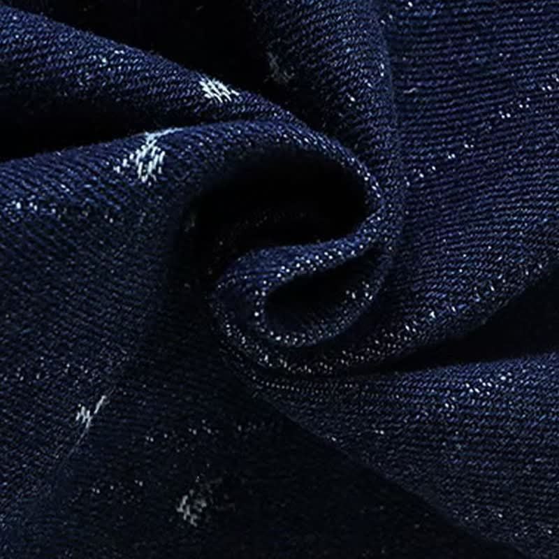 Baby Toddler Girl Bow Lace Printed Denim Pants - image 6